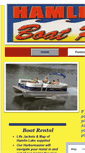 Mobile Screenshot of hamlinlakeboatrentals.com